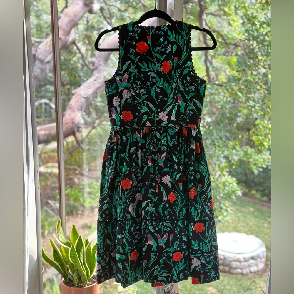 Kate Spade Jardin Hummingbird dress - size 4 - Picture 5 of 5
